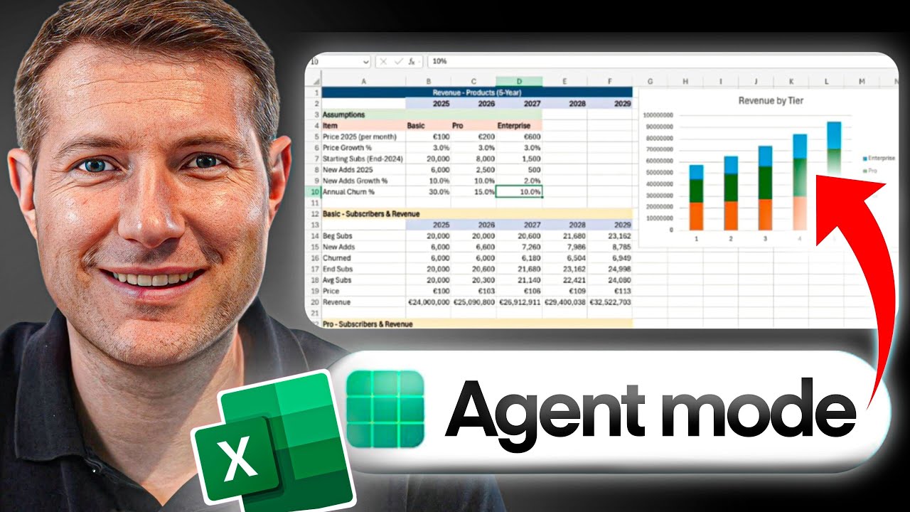 Excel Agent Mode: Build Financial Models with AI in Minutes (Full Tutorial)