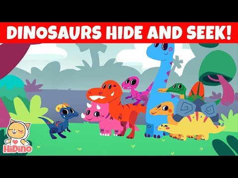 Dinosaurs Like To Play Hide & Seek | Kids Video With Fun Stories