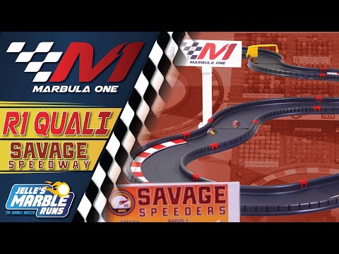 Marbula One: Savage Speedway GP Qualifying (S1Q1) - Marble Race by Jelle's Marble Runs