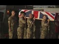 Video: Body of British soldier killed in Malawi flown home