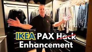 Transform Your IKEA PAX Into a Luxury Walk-In Wardrobe