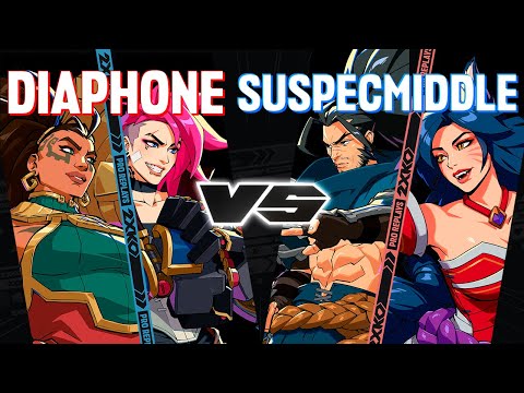 DIAPHONE (Vi-Illaoi) vs. SUSPECMIDDLE (Yasuo-Ahri) ▰ 2XKO Pro-Level-Wiederholungen