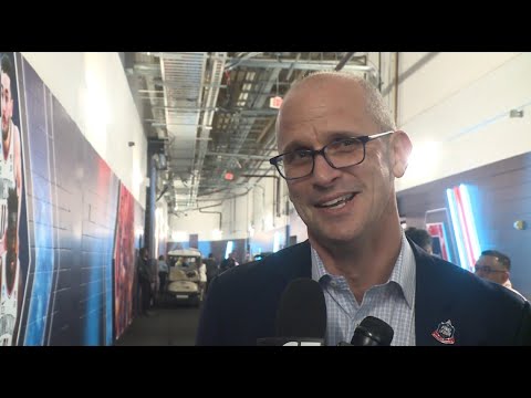 UConn Head Coach Dan Hurley reacts to Final Four win over Miami | Full Interview