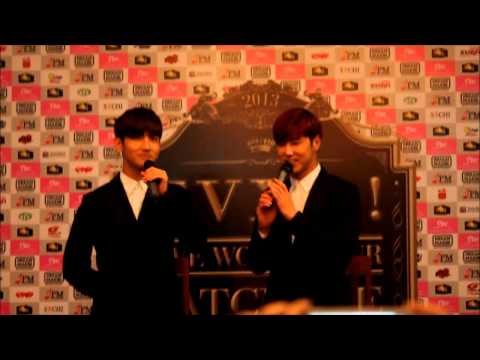 Greeting - TVXQ Live World Tour "Catch Me" In Kuala Lumpur Press Conference