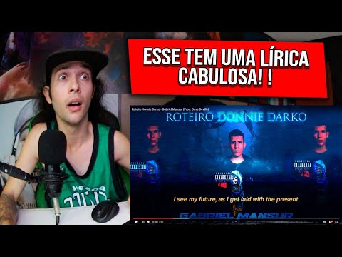 (O ANO LÍRICO VOLTOU 🔥) REAGINDO a Roteiro Donnie Darko - Gabriel Mansur - REACT/REAÇÃO