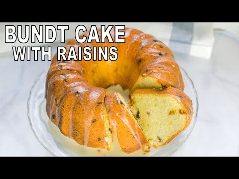 Bundt Cake || How To Make Bundt Cake With Raisins