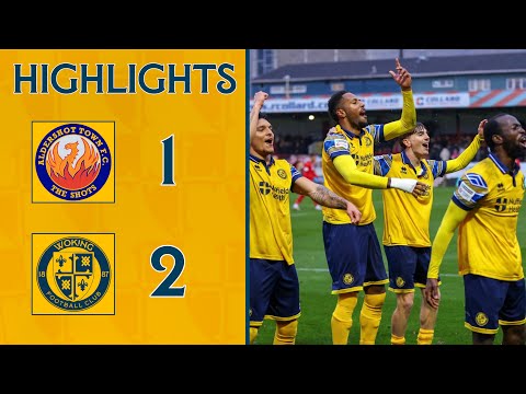 Aldershot Town 1-2 Woking | Match Highlights