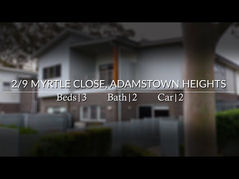 2/9 Myrtle Close, Adamstown Heights, NSW 2289, 3 ਕਮਰੇ, 2 ਬਾਥਰੂਮ, Townhouse