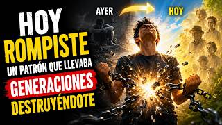 Hoy rompiste un patrón que llevaba GENERACIONES destruyéndote
