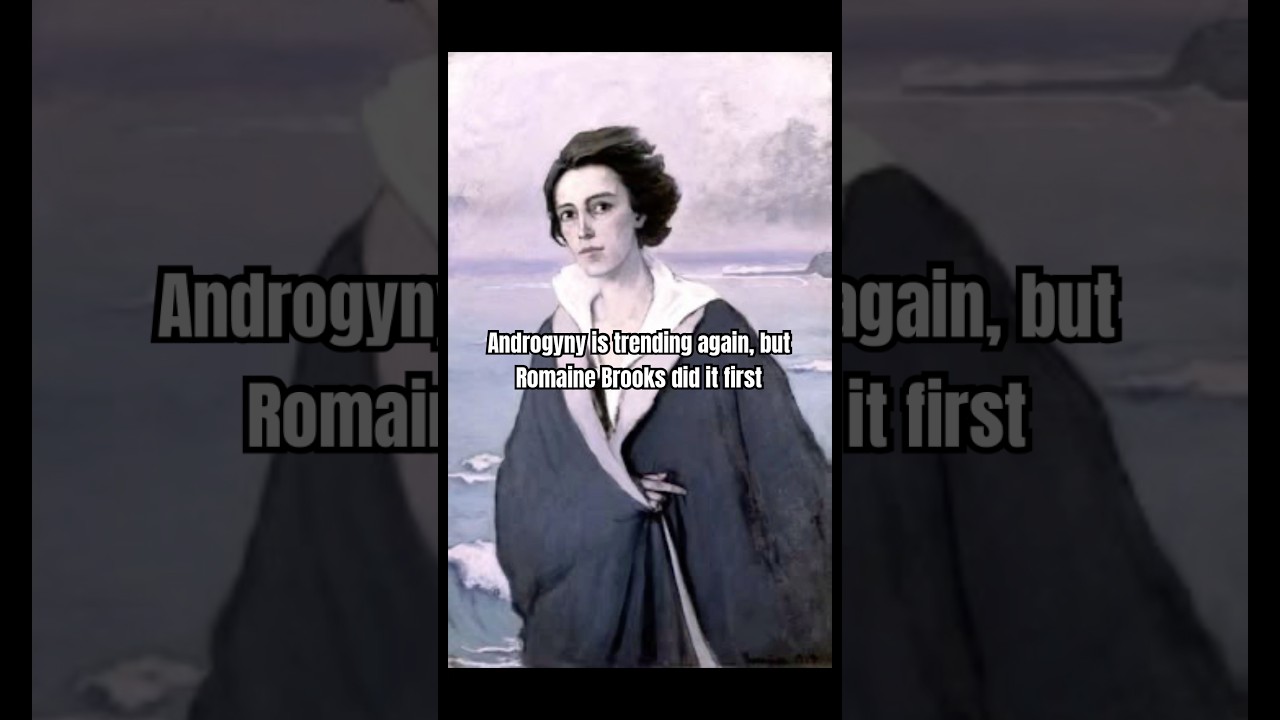 Androgyny is trending again, but Romaine Brooks did it first !