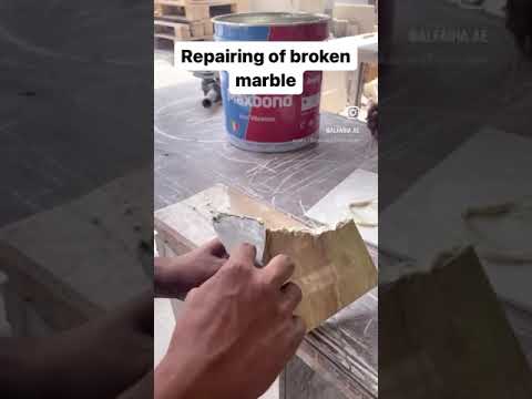 How to fix broken marble? Or How to repair broken marble? Use BondexMaxbond marble glue #marblerglue