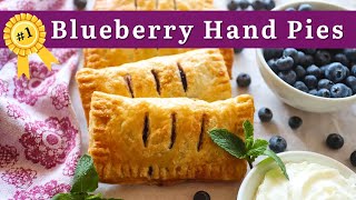 Blueberry Hand Pies Recipe | Air Fryer or Oven | So Easy! 🫐