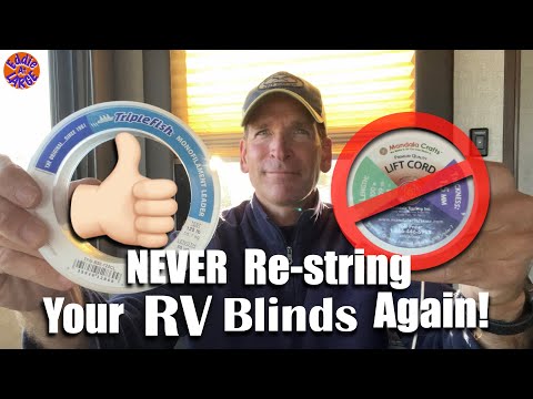 RV BLIND (Day/Night Shade) PERMANENT REPAIR - No More ReStringing!!