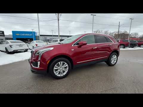 2023 Cadillac XT5 AWD 4dr Luxury in Red for sale at Ontario Motor Sales in Oshawa, ON