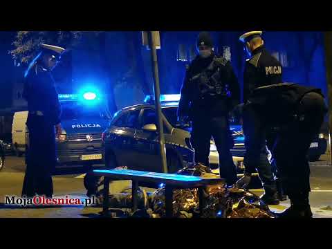 7.11.2021 Oleśnica - akcja służb na Złotym Rogu