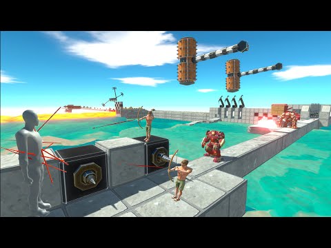 FPS AVATAR PARKOUR TRAP MAZE ROAD RESCUE MISSION - Animal Revolt Battle Simulator