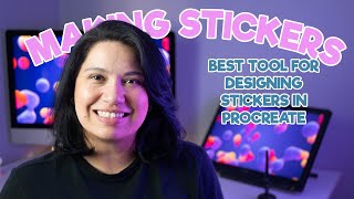 HOW TO MAKE STICKERS IN PROCREATE | Stickers Made Easy Brushes