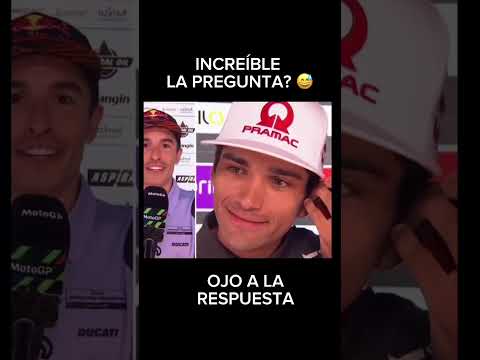 👁️ Watch out for Marc Marquez's question to Jorge Martin!! Motogp #motogp #marcmarquez #motorcycling