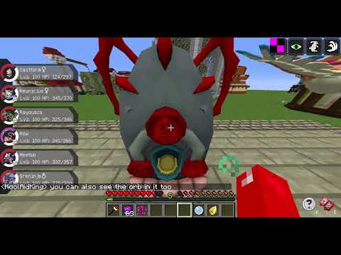 Minecraft Pixelmon tutorial how to get/summon Dialga Palkia Girantina and Arceus!