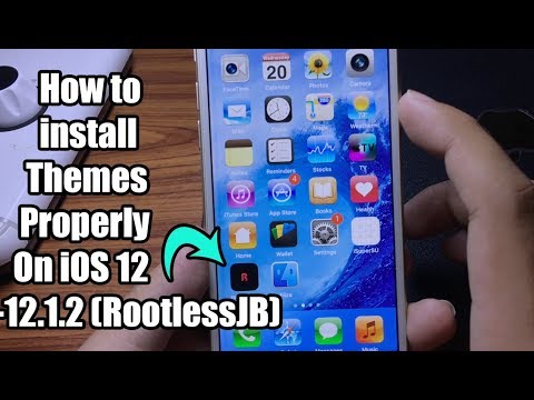 How to Install Themes Properly On iOS 12-12.1.2 (RootlessJB Compatible Themes)