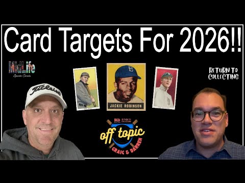 Sports Card Targets & Goals For 2026!!  "Off Topic" With Darren @returntocollecting