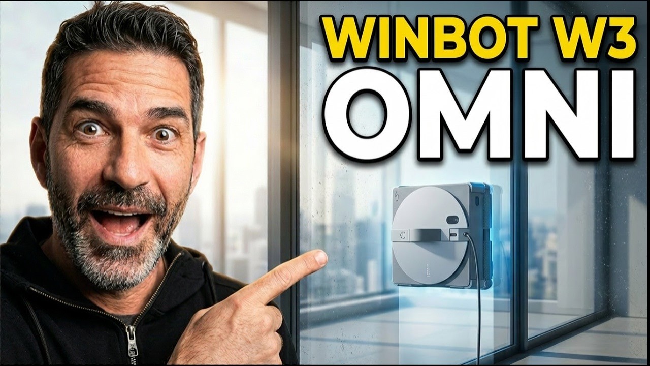 Il robot che pulisce le finestre automaticamente! ECOVACS WINBOT W3 Omni