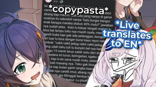 Reine Reads The Viral Indonesian ZZZ Copypasta... in English.