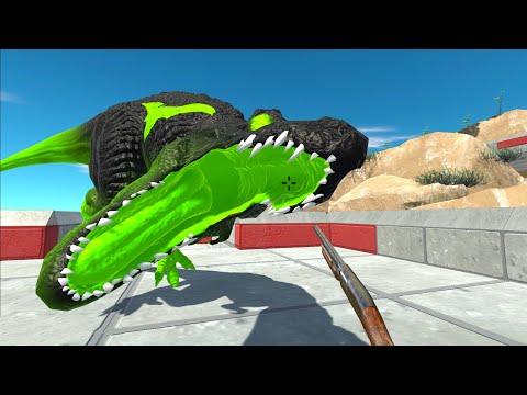 FPS AVATAR WITH SHOTGUN DEATH RUN - Animal Revolt Battle Simulator