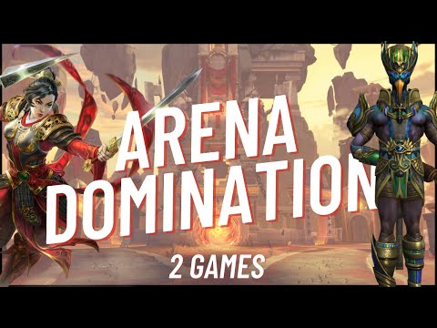 Thoth and Mulan Dominate in Two Matches! - Arena Gameplay - Smite - No Commentary!