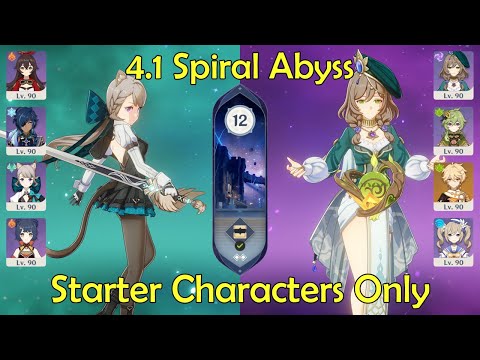 Starter Characters Only: 4.1 Spiral Abyss