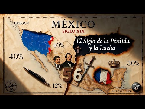 VIDEO 56: MÉXICO SIGLO XIX | Caudillos, Guerras y la Pérdida de la Mitad del Territorio - Anime ECOEMS 2026
