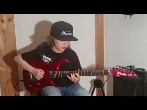 Dustin Tomsen 12 years old plays his own instrumental song "Ice On The Moon"