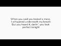 Perfect : Ed Sheeran ( lyrics video )