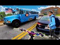 Riding Electric Dirtbikes To School Picking Up Little Brother KAREN ALERT