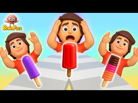 Pancake Run VS Popsicle Stack - Max Level SpeedRun Gameplay Walkthrough iOS Android 