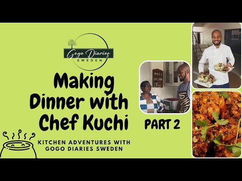 #african and #zimbabwe Dinner with Chef Kuchi Part 2 to celebrate the #UN #International #youth Day