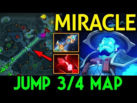 Miracle- Dota 2 7.07 [Storm Spirit] WOW! Jump 3/4 Map!