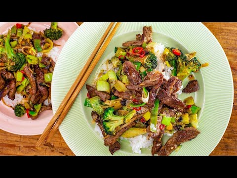 How To Make Chinese Beef and Broccoli with Black Bean Sauce By Rachael