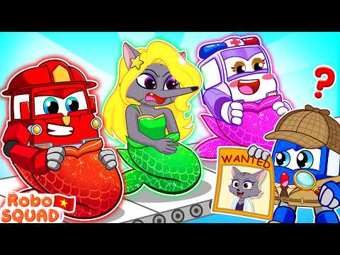 Villain Reincarnated as a Mermaid | Baby Mermaid Wanted! 🚨 | Kids Cartoon | RoboSquad