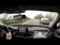 Driving an Audi A6 3.0 TDI Quattro fast on the ...