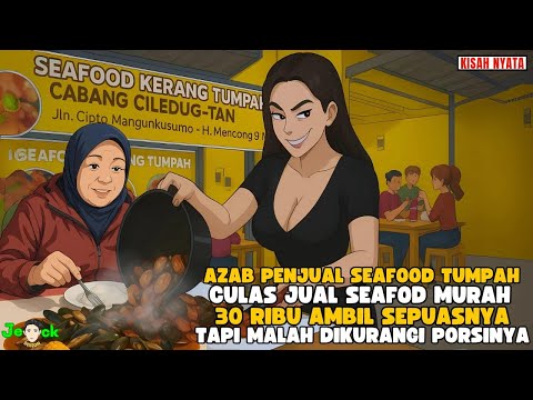 THE PUNISHMENT OF CHEAP SEAFOOD SELLERS TAKE ALL YOU CAN BUT THE PORTION IS REDUCEEDED || ANIMATI...