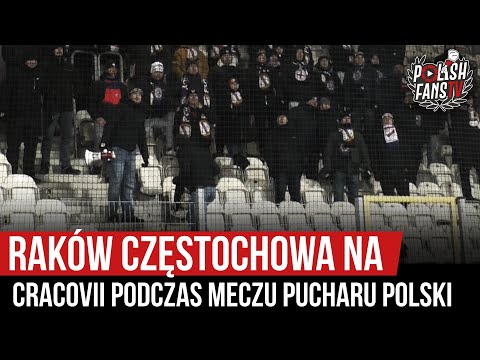 Raków Częstochowa na Cracovii podczas meczu Pucharu Polski (05.12.2019 r.)