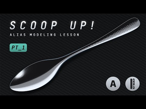 Alias Modeling Lesson - Spoon. Part 1