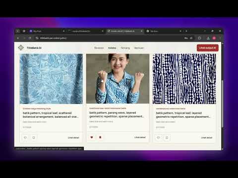 Pengembangan Model Generative Artificial Intelligence untuk Pembuatan Motif dan Visualisasi Busana Batik
