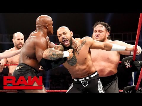 The Miz, Braun Strowman & Ricochet vs. Samoa Joe, Bobby Lashley & Cesaro: Raw, June 10, 2019
