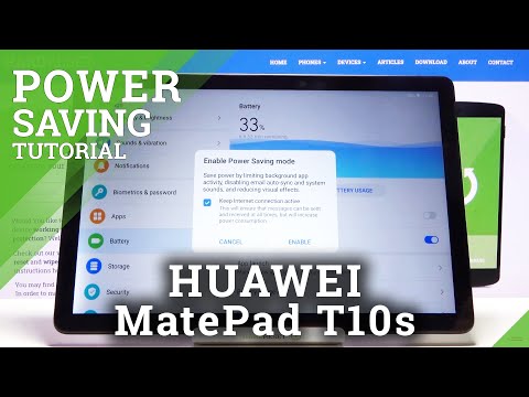 How to Turn On Power Saving Mode in HUAWEI MatePad T10s – Save Battery