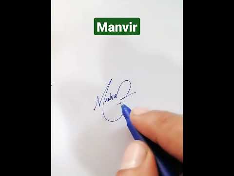 Manvir Name Signature Request done
