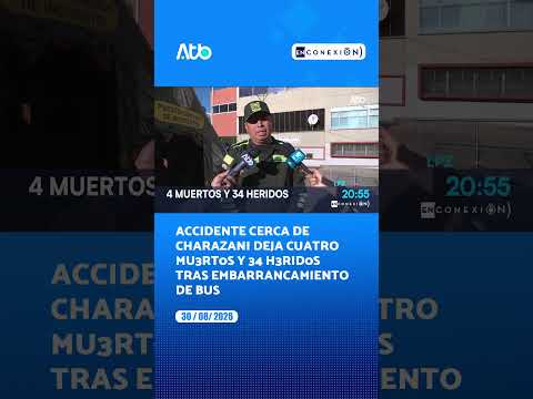 Accidente cerca de Charazani deja cuatro muertos y 34 heridos tras embarrancamiento de bus