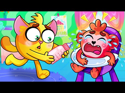 Taking Care Of Baby 👶🐵😻Kids Cartoon | Animation For Kids | Nursery Rhymes