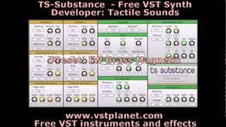 Video thumbnail for TS-Substance - Free VST synth - vstplanet.com by Plugins Collection